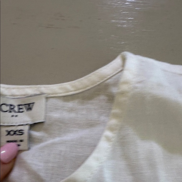 J. Crew Embroidered-trim shell Size XXS - Picture 8 of 11